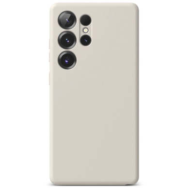 Ringke Silikoninis MagSafe Dėklas skirtas Samsung Galaxy S25 Ultra - Beige 2