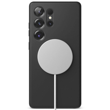 Ringke Silikoninis MagSafe Dėklas skirtas Samsung Galaxy S25 Ultra - Juodas 3