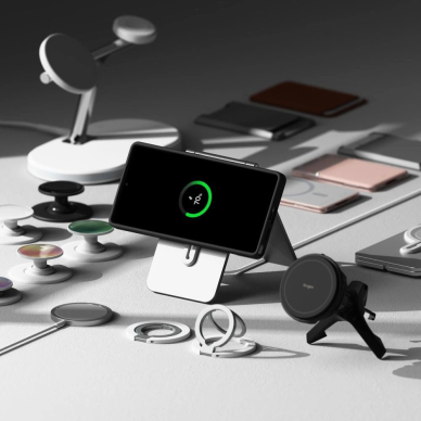 Ringke Silikoninis MagSafe Dėklas skirtas Samsung Galaxy S25 Ultra - Juodas 6