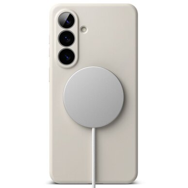 Samsung Galaxy S26+ Ringke Silicone MagSafe dėklas – smėlio spalvos 3 Samsung Galaxy S26+ Ringke Silicone MagSafe dėklas – smėlio spalvos 3