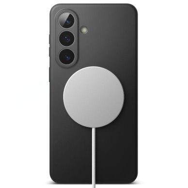 Samsung Galaxy S26+ Ringke Silicone MagSafe dėklas – juodas 3 Samsung Galaxy S26+ Ringke Silicone MagSafe dėklas – juodas 3