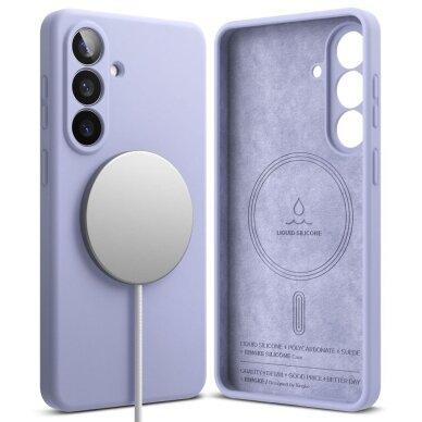 Samsung Galaxy S26+ Ringke Silicone MagSafe dėklas – violetinis 1