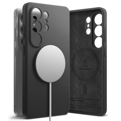 Samsung Galaxy S26 Ultra Ringke Silicone MagSafe dėklas – juodas