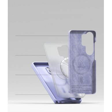 Samsung Galaxy S26 Ultra Ringke Silicone MagSafe dėklas – violetinis 5 Samsung Galaxy S26 Ultra Ringke Silicone MagSafe dėklas – violetinis 5