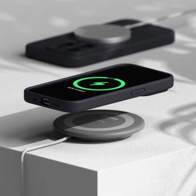 Ringke Silikoninis MagSafe iPhone 15 Pro Dėklas - Navy Mėlynas 8