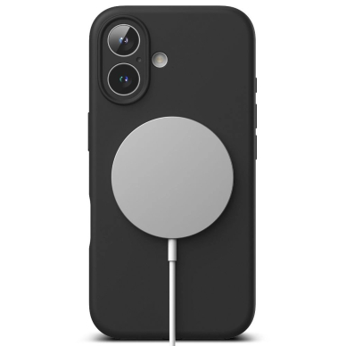 Ringke Silikoninis MagSafe iPhone 16 Dėklas - Juodas 3