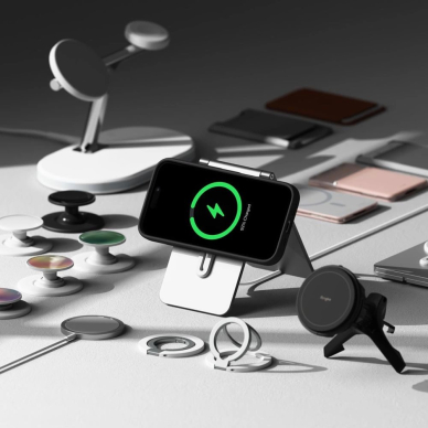 Ringke Silikoninis MagSafe iPhone 16 Dėklas - Juodas 4