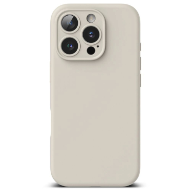Ringke Silikoninis MagSafe iPhone 16 Pro Max Dėklas - Beige 2