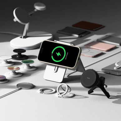 Ringke Silikoninis MagSafe iPhone 16 Pro Max Dėklas - Beige 4