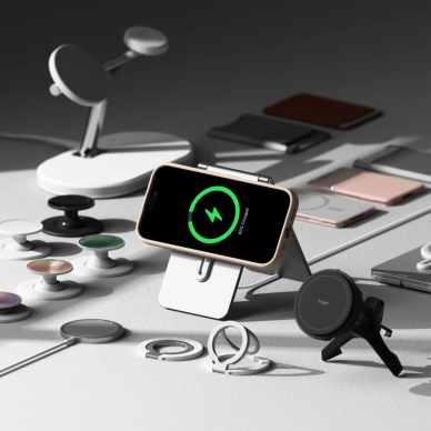 Ringke Silikoninis MagSafe iPhone 16 Pro Max Dėklas - Rožinis 4