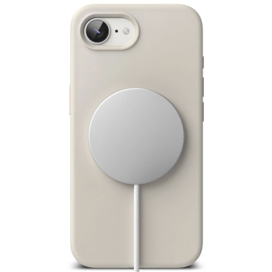 Ringke Silikoninis Magsafe iPhone 16e Dėklas - Beige 3
