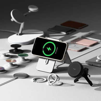 Ringke Silikoninis Magsafe iPhone 16e Dėklas - Beige 5