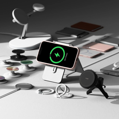 Ringke Silikoninis Magsafe iPhone 16e Dėklas - Rožinis 5