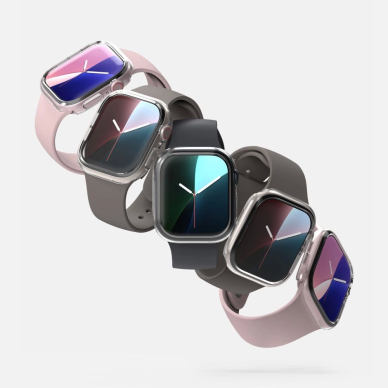 Ringke Slim 2-pack Dėklas skirtas Apple Watch 10 42mm - Permatomas and Matinis Juodas 2