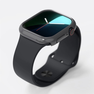 Ringke Slim 2-pack Dėklas skirtas Apple Watch 10 42mm - Permatomas and Matinis Juodas 3