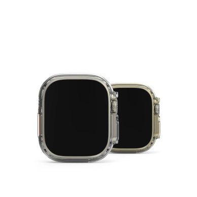 Ringke Slim 2-pack Dėklas skirtas Apple Watch Ultra 1/2 (49mm) - Permatomas & Titanium 6
