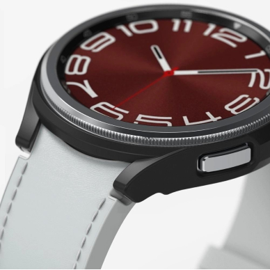 Ringke Slim 2-pack Dėklas skirtas Samsung Galaxy Watch 6 Classic 43mm - Juodas and Permatomas 3