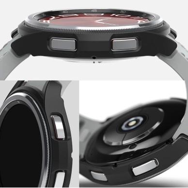 Ringke Slim 2-pack Dėklas skirtas Samsung Galaxy Watch 6 Classic 43mm - Juodas and Permatomas 4