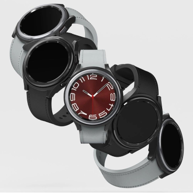 Ringke Slim 2-pack Dėklas skirtas Samsung Galaxy Watch 6 Classic 43mm - Juodas and Permatomas 5