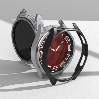 Ringke Slim 2-pack Dėklas skirtas Samsung Galaxy Watch 6 Classic 43mm - Juodas and Permatomas 6 Ringke Slim 2-pack Dėklas skirtas Samsung Galaxy Watch 6 Classic 43mm - Juodas and Permatomas 6