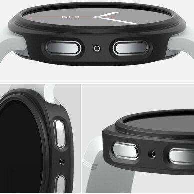 Samsung Galaxy Watch 8 44mm dėklų komplektas Ringke Slim 2 vnt. – skaidrus / matinės juodos 1