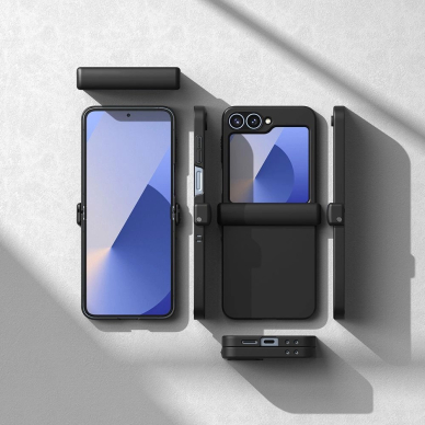 Ringke Slim Hinge MagSafe dėklas skirtas Samsung Galaxy Z flip 6 - permatomas matinis 5