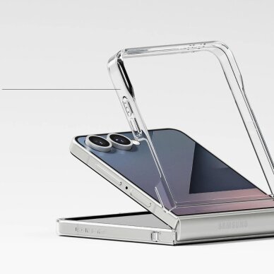 Samsung Galaxy Z Flip 7 dėklas Ringke Slim Magnetic su MagSafe – skaidrus 5