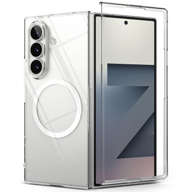 Samsung Galaxy Z Fold 7 dėklas Ringke Slim Magnetic MagSafe – skaidrus 1 Samsung Galaxy Z Fold 7 dėklas Ringke Slim Magnetic MagSafe – skaidrus 1