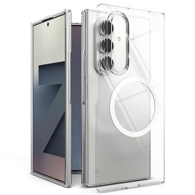 Samsung Galaxy Z Fold 7 dėklas Ringke Slim Magnetic MagSafe – skaidrus 2