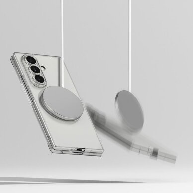 Samsung Galaxy Z Fold 7 dėklas Ringke Slim Magnetic MagSafe – skaidrus 3