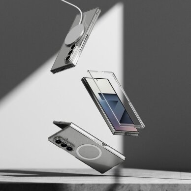 Samsung Galaxy Z Fold 7 dėklas Ringke Slim Magnetic MagSafe – skaidrus 5