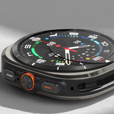 Ringke Slim & Tempered Glass Dėklas + Glass Set skirtas Samsung Galaxy Watch Ultra 47mm - Juodas 3 Ringke Slim & Tempered Glass Dėklas + Glass Set skirtas Samsung Galaxy Watch Ultra 47mm - Juodas 3