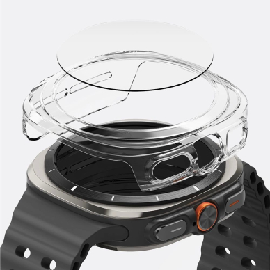 Samsung Galaxy Watch Ultra 47mm – Ringke Slim & Tempered Glass dėklas + stiklas - Skaidrus 1
