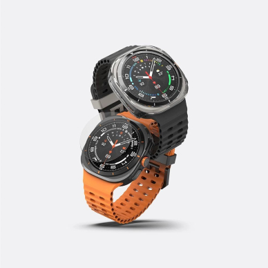 Samsung Galaxy Watch Ultra 47mm – Ringke Slim & Tempered Glass dėklas + stiklas - Skaidrus 2