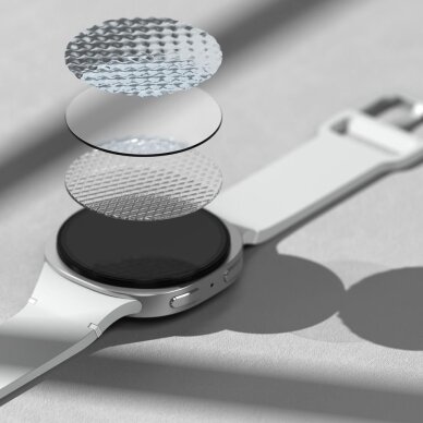 Samsung Galaxy Watch 8 40mm Ringke Tempered Glass Pro grūdintas stiklas, 2 vnt. – skaidrus 3