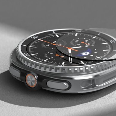 Samsung Galaxy Watch 8 46mm Ringke Tempered Glass Pro grūdintas stiklas, 2 vnt. – skaidrus 6 Samsung Galaxy Watch 8 46mm Ringke Tempered Glass Pro grūdintas stiklas, 2 vnt. – skaidrus 6