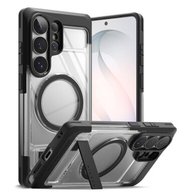 Samsung Galaxy S26 Ultra Ringke UX Magnetic MagSafe dėklas – juodas skaidrus 4 Samsung Galaxy S26 Ultra Ringke UX Magnetic MagSafe dėklas – juodas skaidrus 4