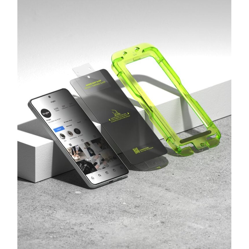 Samsung Galaxy S26 Ringke Easy Slide Privacy grūdintas stiklas (2 vnt.) 3 Samsung Galaxy S26 Ringke Easy Slide Privacy grūdintas stiklas (2 vnt.) 3