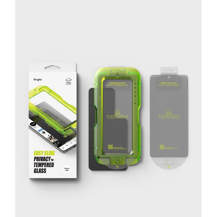 Samsung Galaxy S26 Ringke Easy Slide Privacy grūdintas stiklas (2 vnt.) 6