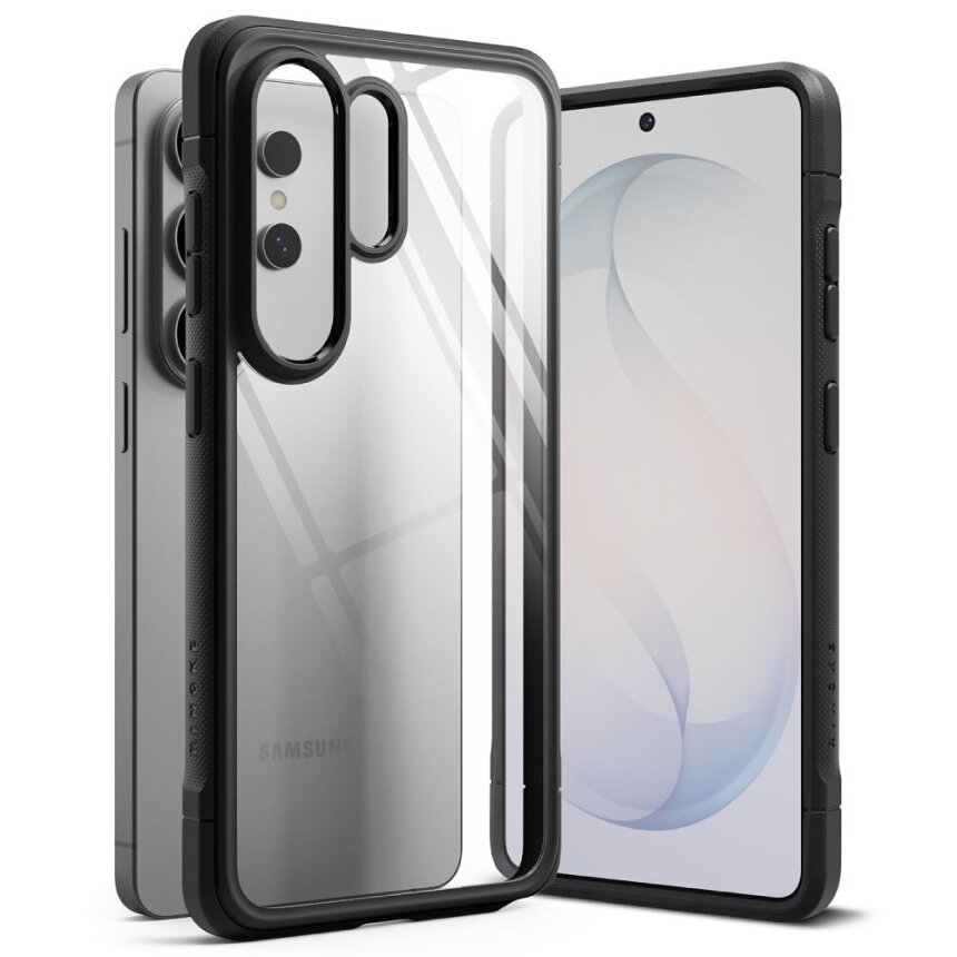 Samsung Galaxy S26 Ultra Ringke Fusion Bold dėklas – juodas skaidrus