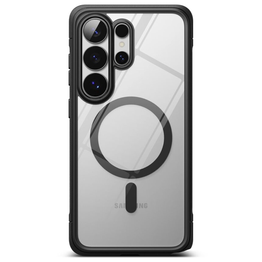 Samsung Galaxy S26 Ultra Ringke Fusion Bold Magnetic MagSafe dėklas – juodas skaidrus 2