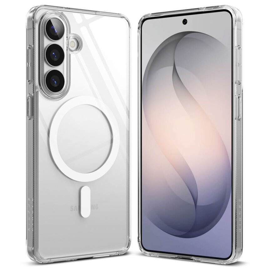 Samsung Galaxy S26+ Ringke Fusion Magnetic MagSafe dėklas – skaidrus 1
