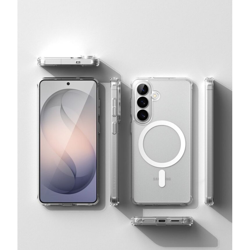 Samsung Galaxy S26 Ringke Fusion Magnetic MagSafe dėklas – skaidrus 3