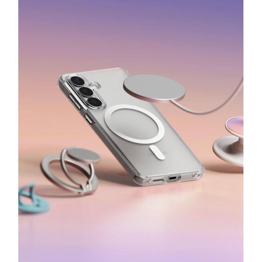 Samsung Galaxy S26 Ringke Fusion Magnetic MagSafe dėklas – skaidrus 7