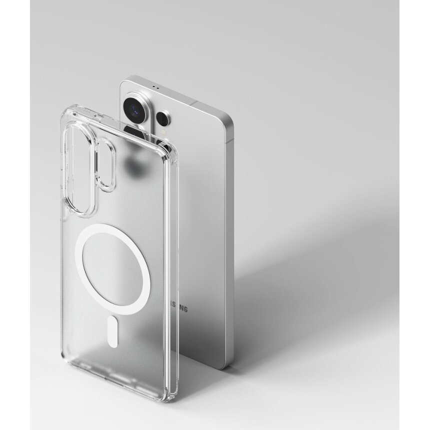 Samsung Galaxy S26 Ultra Ringke Fusion Magnetic MagSafe dėklas – skaidrus 4