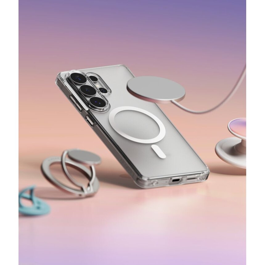 Samsung Galaxy S26 Ultra Ringke Fusion Magnetic MagSafe dėklas – skaidrus 8