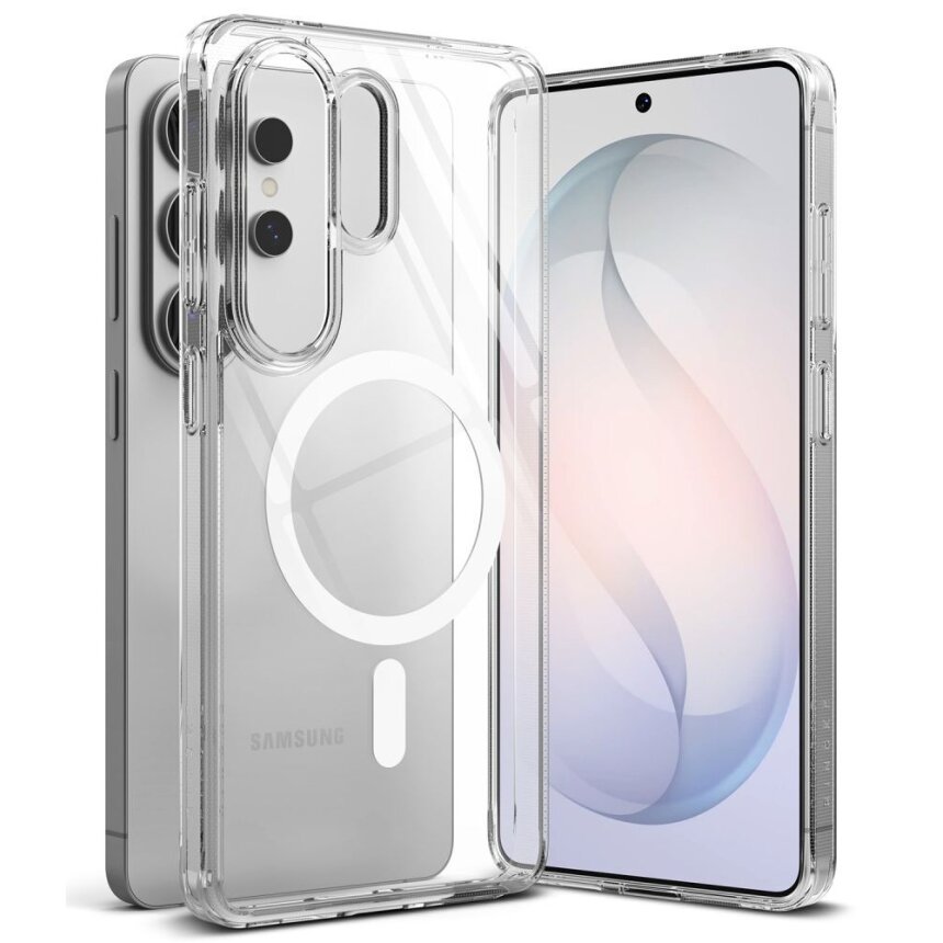 Samsung Galaxy S26 Ultra Ringke Fusion Magnetic MagSafe dėklas – skaidrus