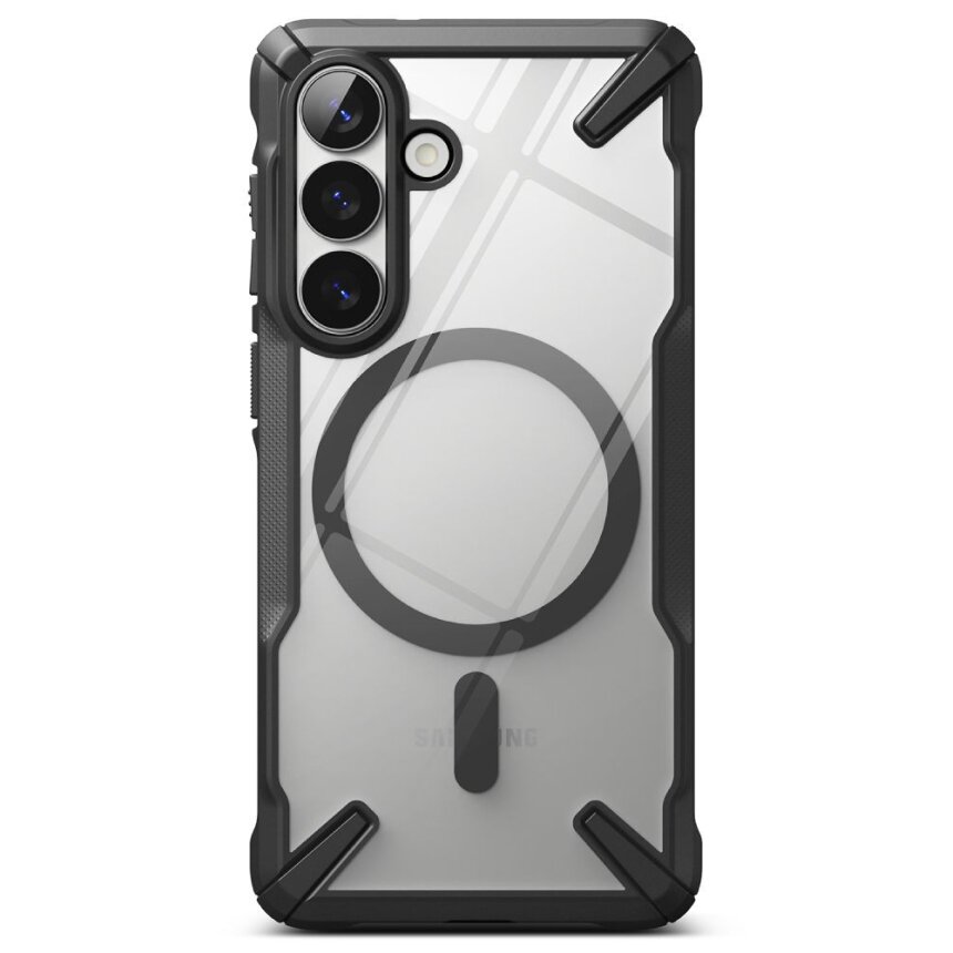 Samsung Galaxy S26 Ringke Fusion X Magnetic MagSafe dėklas – juodas skaidrus 2 Samsung Galaxy S26 Ringke Fusion X Magnetic MagSafe dėklas – juodas skaidrus 2