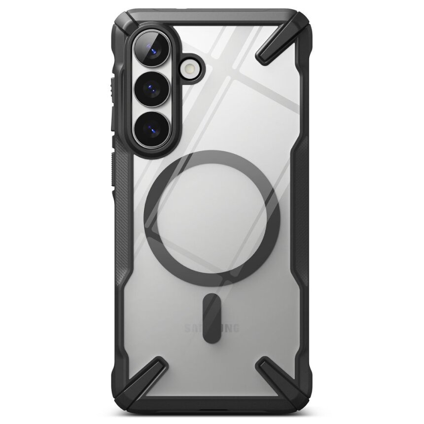 Samsung Galaxy S26+ Ringke Fusion X Magnetic MagSafe dėklas – juodas skaidrus 2 Samsung Galaxy S26+ Ringke Fusion X Magnetic MagSafe dėklas – juodas skaidrus 2