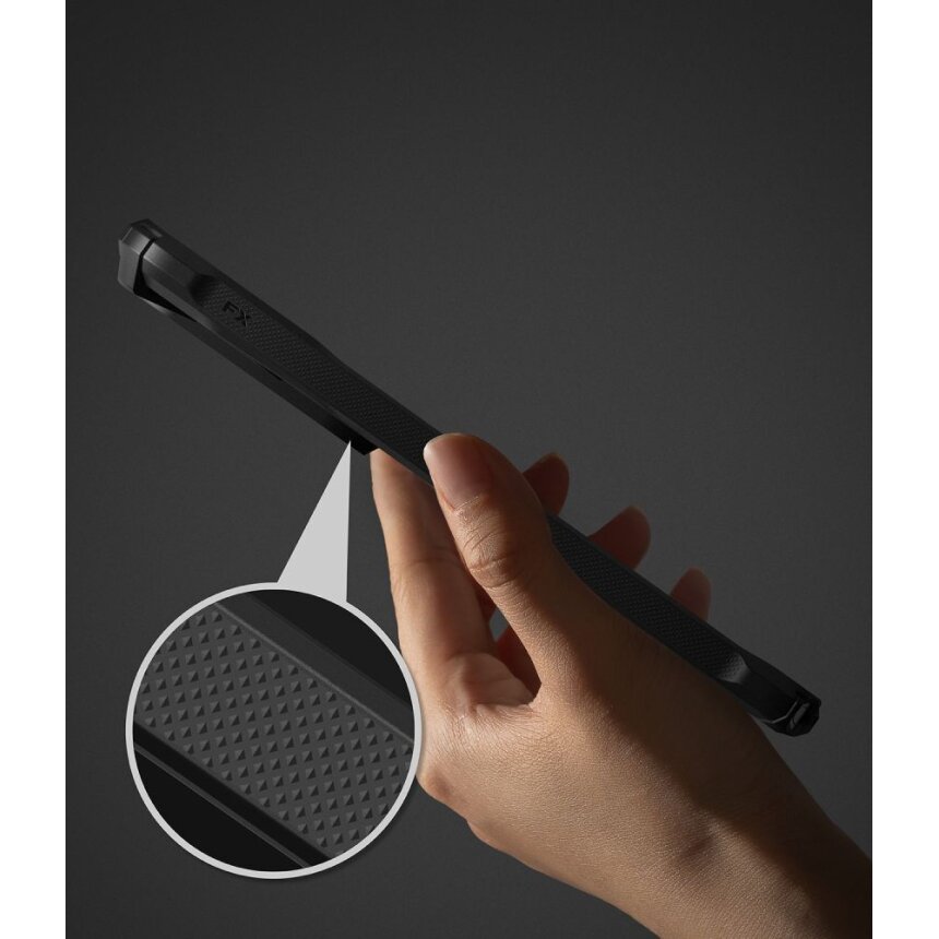 Samsung Galaxy S26 Ultra Ringke Fusion X Magnetic MagSafe dėklas – juodas skaidrus 8